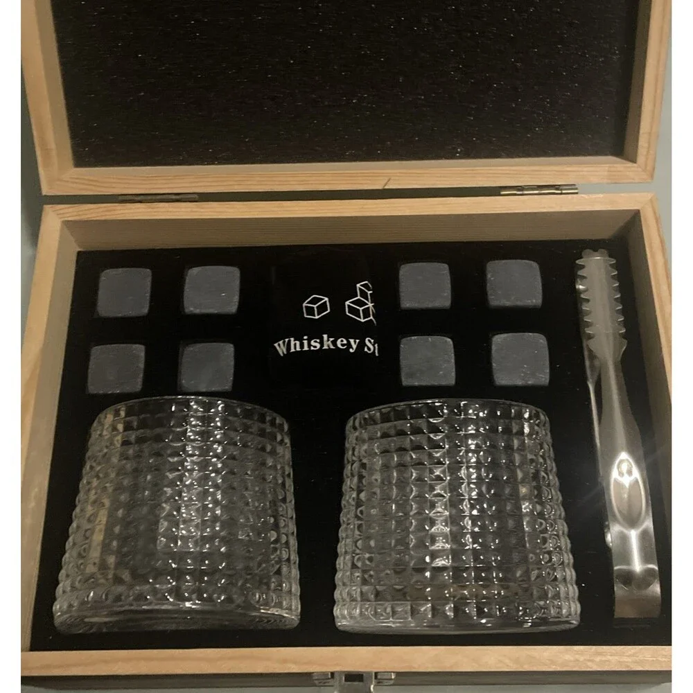 HKDGYHON Whiskey Stones Gifts Set